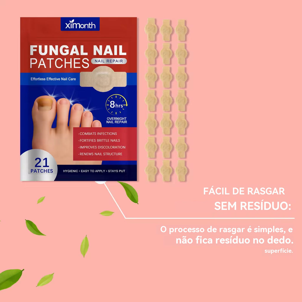Reparação noturna de 8 horas para manchas de fungos nas unhas.